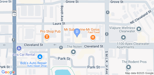 Map to Downtown Boxing